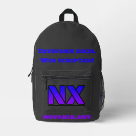 Novarix Rucksack Bedrukte Rugzak