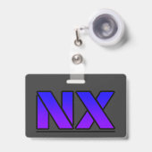 Novarix Schlüsselanhänger Badge (Front with Retractable)