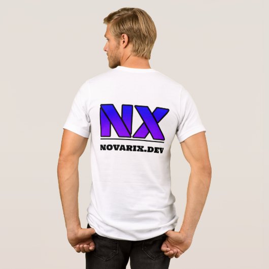 novarix t-shirt weiß (Achterkant volledig)