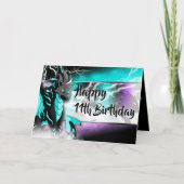 Novastorm Dragon Birthday Kaart (Voorkant)