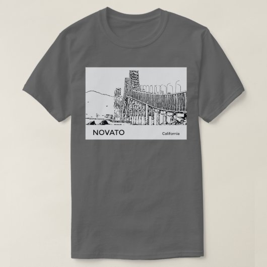 Novato California T-shirt (Design voorkant)