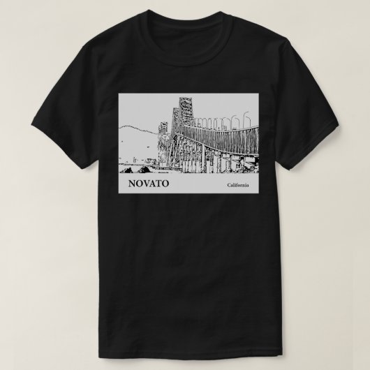 Novato California TShirt 2 (Design voorkant)