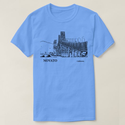Novato California TShirt 3 (Design voorkant)