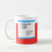 Novel Cafeïne DMEM koffie mok (Links)