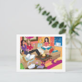 Novel Dames Briefkaart (Staand voorkant)