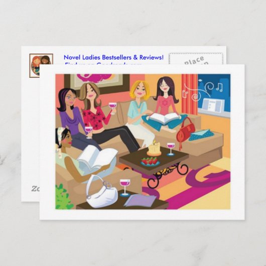 Novel Dames Briefkaart (Voorkant / Achterkant)