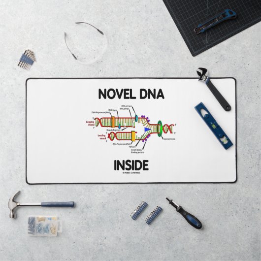 Novel DNA Inside Genetics Humor Bureaumat (Werkstation)