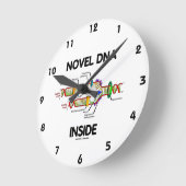 Novel DNA Inside (Humor voor moleculaire biologie) Ronde Klok (Hoek)