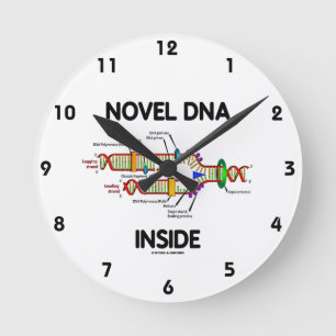 Novel DNA Inside (Humor voor moleculaire biologie) Ronde Klok