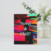 Novel en Chill? Briefkaart (Staand voorkant)