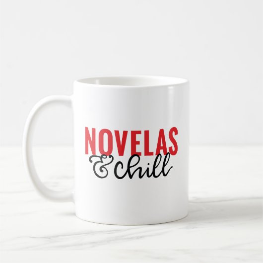 Novelas & Chill, spanglish Koffiemok (Links)