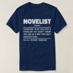 Novelist Noun Definition Creatief Schrijven Cool T-shirt