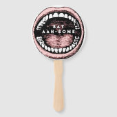 Novelty Afstuderen van de tandheelkunde Handwaaier (Achterkant)