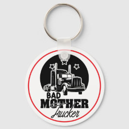 Novelty Bad Mother Trucker Keyring Sleutelhanger