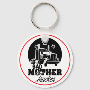 Novelty Bad Mother Trucker Keyring Sleutelhanger