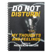 Novelty Book Hoesje gepersonaliseerd met eigen tek Notitieboek (Voorkant)