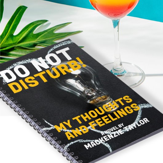 Novelty Book Hoesje gepersonaliseerd met eigen tek Notitieboek