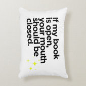 Novelty Book Humor Decoratief Kussen (Voorkant(Verticaal))