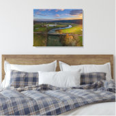 Novelty Bridge Sunset #2 Canvas afdrukken (Insitu (Slaapkamer))