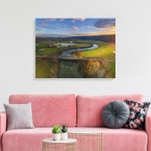 Novelty Bridge Sunset #2 Canvas afdrukken (Insitu (Woonkamer))