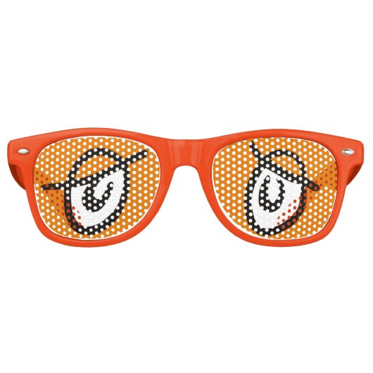 Novelty Cartoon Eye kostuumbril Retro Zonnebril (Voorkant)