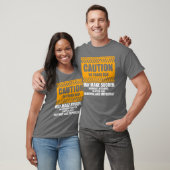 Novelty Caution 50 Years Old Celebrating Fifty boy T-shirt (Unisex)