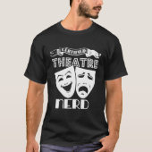Novelty Certified Theatre Nerd T-Shirt met lange m (Voorkant)
