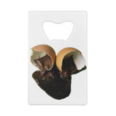 Novelty chocolade-eieren creditkaart flessenopener (Achterkant)