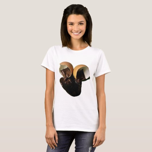 Novelty chocolade-eieren t-shirt (Voorkant volledig)