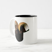 Novelty chocolade-eieren tweekleurige koffiemok (Voorkant links)