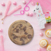 Novelty Chocolate Chip Cookie Papieren Bordje (Feest)