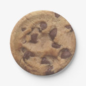 Novelty Chocolate Chip Cookie Papieren Bordje (Voorkant)