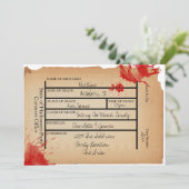 Novelty Coranders Toe Label Halloween Kaart (Staand voorkant)