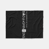 Novelty Dminton Team Fleece Deken (Voorkant (Horizontaal))