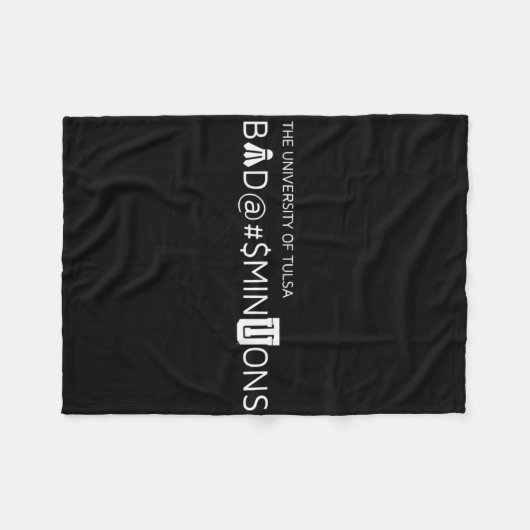 Novelty Dminton Team Fleece Deken (Voorkant (Horizontaal))