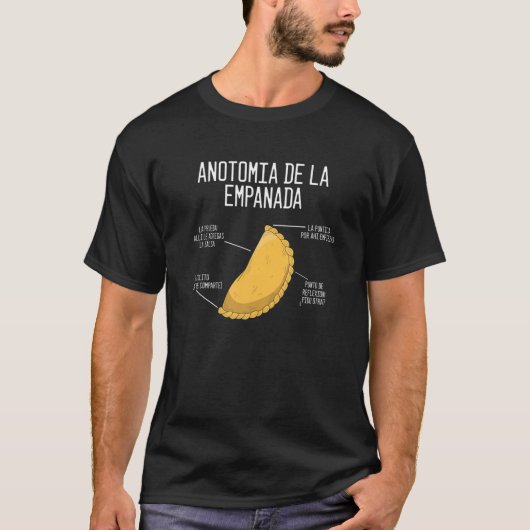 Novelty Empanada Sandwiches Argentina Spanish Cuis T-shirt (Voorkant)