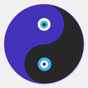 Novelty Evil Eye & Yin Yang Sticker