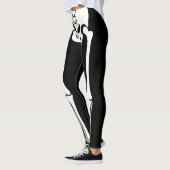 Novelty Fun Halloween Skeleton Legs Leggings (Links)