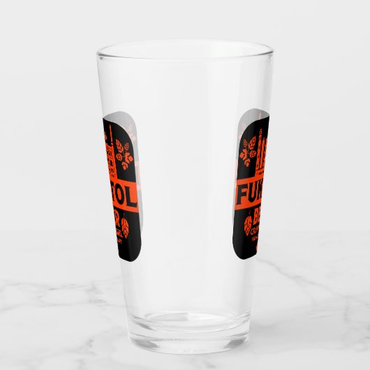 Novelty Funny Bier Label Glas (Rechts)