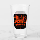 Novelty Funny Bier Label Glas (Voorkant)