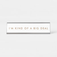 Novelty Funny Desk Naam Bord