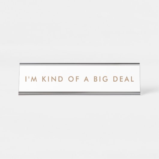 Novelty Funny Desk Naam Bord Bureau Naambordje (Voorkant)