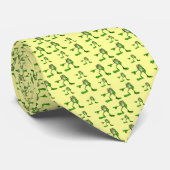 Novelty Funny Stropdas met kikkers (Opgerold)