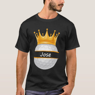 Novelty Golf Gepersonaliseerde naam Jose Sports Da T-shirt