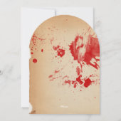 Novelty Halloween Party Toe Label Coroners Kantoor Kaart (Achterkant)