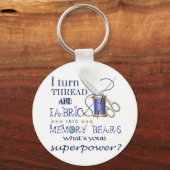 Novelty Key ring voor ontwerpers van geheugenberen Sleutelhanger (Voorkant)