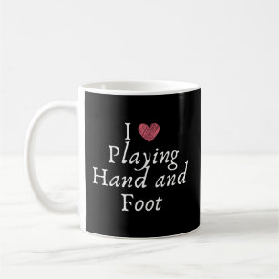 Novelty Love Pplay Hand and and Foot Card Game Koffiemok