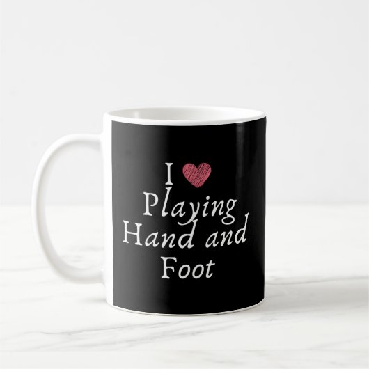 Novelty Love Pplay Hand and and Foot Card Game Koffiemok (Links)