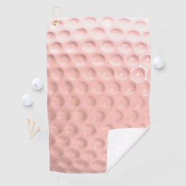 Novelty Pink Golf Ball Golfhanddoek