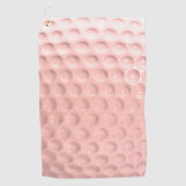 Novelty Pink Golf Ball Golfhanddoek (Voorkant)